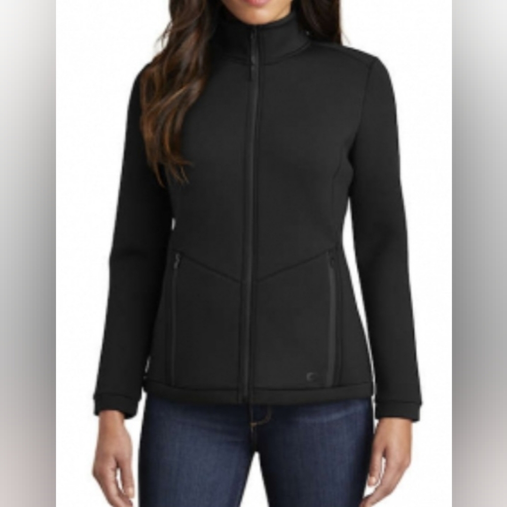 Ogio Axis Bonded Softshell Water resistant Lightweight Full-zipper Jacket Size M
